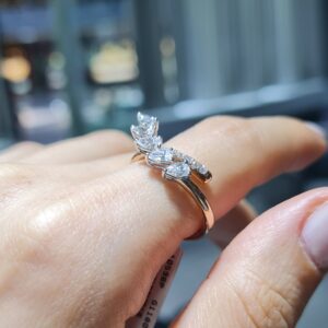 Pırlanta 0,83 Ct Damla Yüzük KR01053-2