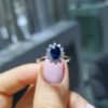 Pırlanta 1,17 Ct IGSL Sertifikalı Pırlanta & Safir Yüzük YZ11200