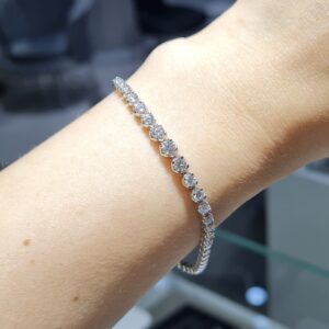 Pırlanta 1,35 Ct Süzme Suyolu Bileklik BL01536