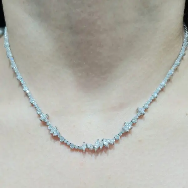 Pırlanta 4,41 Ct Markiz Gerdanlık GR00507