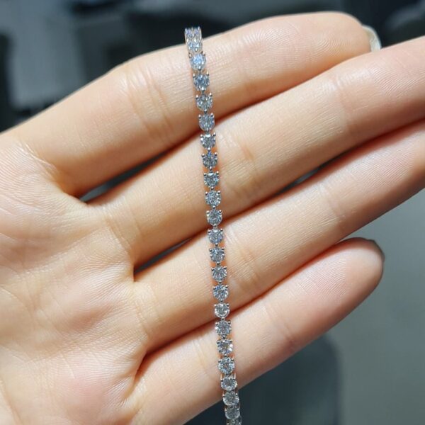 Pırlanta 4,73 Ct HRD Sertifikalı Suyolu Bileklik BL01537