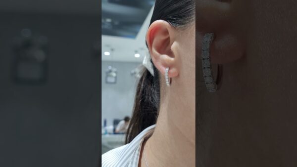 Pırlanta 0,94 Ct Halka Küpe ürün videosu