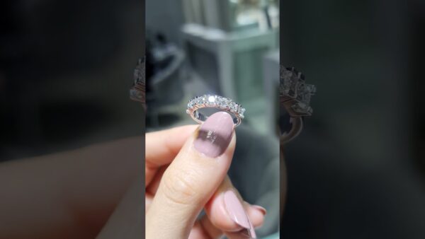 Pırlanta 0,95 Ct Yarımtur Yüzük ürün videosu
