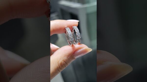 Pırlanta 1,27 Ct Halka Küpe ürün videosu
