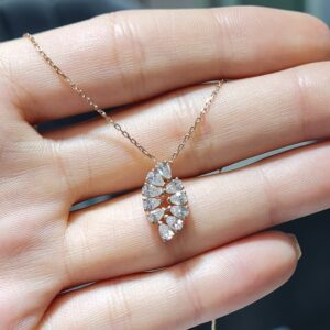 Pırlanta 0,83 Ct Damla Kesim Küpe KR01073