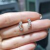 Pırlanta 0,84 Ct Damla Kesim Küpe KR01072