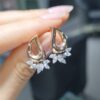 Pırlanta 0,84 Ct Markizli Fantezi Küpe KR01089