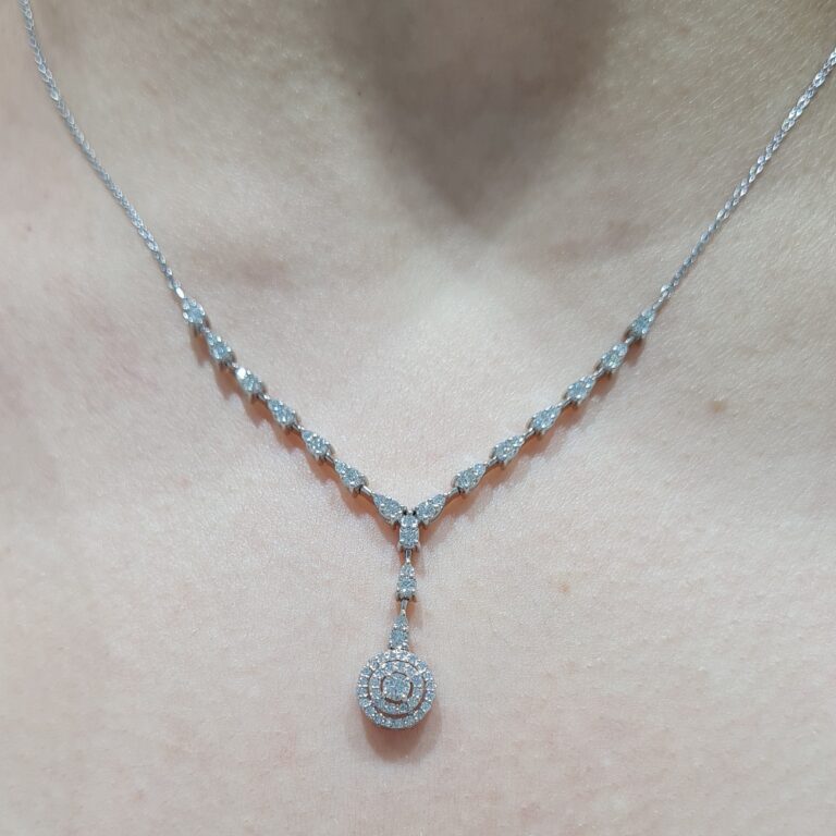 Pırlanta 0,95 Ct Fantezi Kolye KL03087