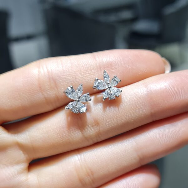 Pırlanta 1,13 Ct Damla & Markiz Kesim Küpe KP03201