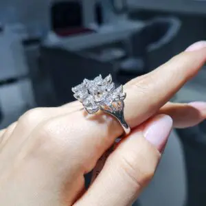 Pırlanta 1,91 Ct Markiz Kesim Fantezi Yüzük KR01092-2