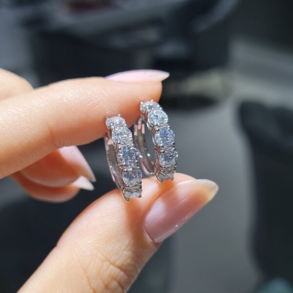 Pırlanta 2,02 Ct Halka Küpe KP03194