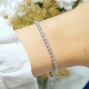 Pırlanta 2,41 Ct Suyolu Bileklik BL01556
