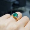 Pırlanta 2,86 Ct Pırlanta & Zümrüt Yüzük CML0073-2