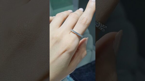 0.61 Ct Half-Eternity Diamond Ring product video