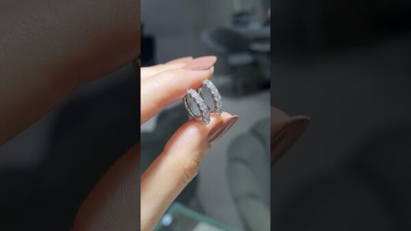 Pırlanta 1,08 Ct Halka Küpe ürün videosu