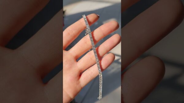 Pırlanta 7,77 Ct HRD Sertifikalı Suyolu Bileklik ürün videosu