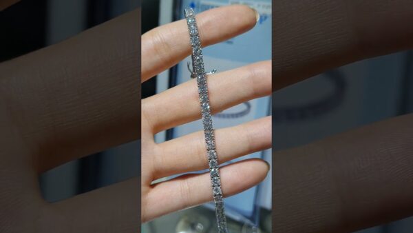 Pırlanta 9,22 Ct HRD Sertifikalı Suyolu Bileklik ürün videosu